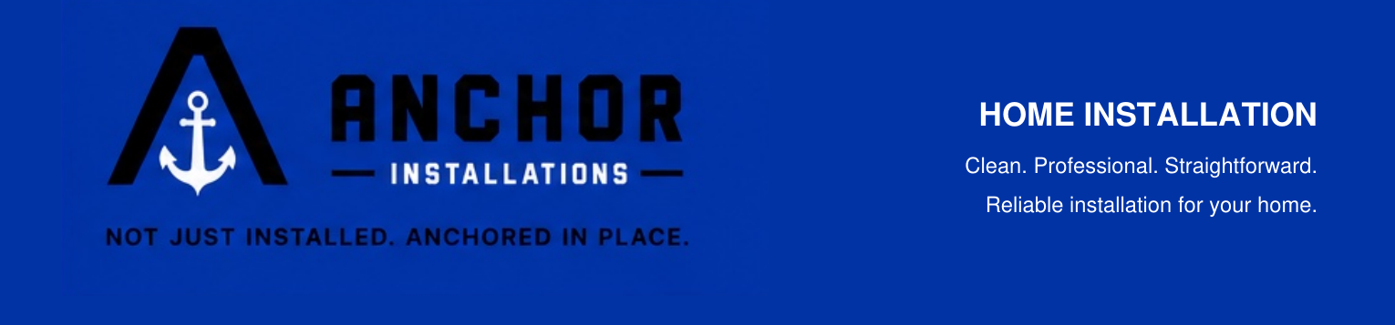 Anchor Installations — Not Just Installed. Anchored in Place.